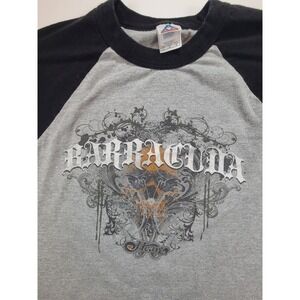 Alstyle Apparel & Activewear Barracuda by Heart Mens Graphic T Shirt Gray Large